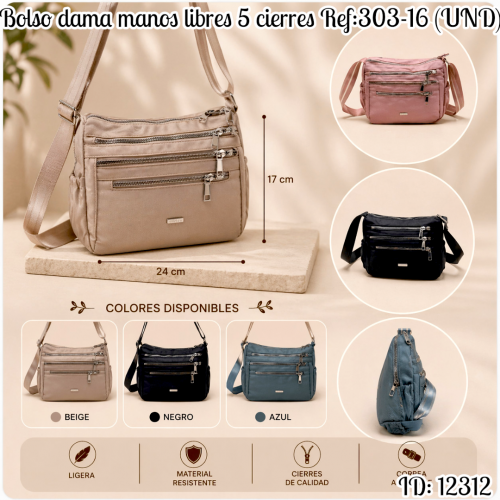 Bolso impraga Ref:303-16 (UND)