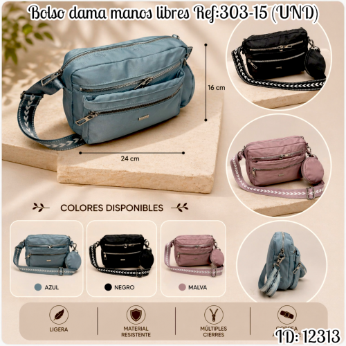 Bolso impraga Ref:303-15 (UND)