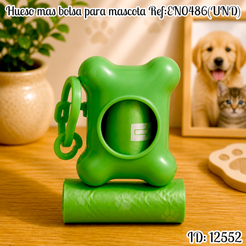 Hueso mas bolsa para mascota Ref:4269-17 (UND)