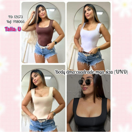 Body dama cuadrado mga siza (UND)