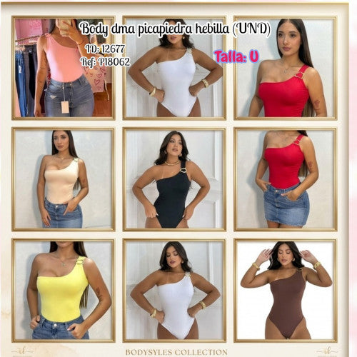 Body dama picapiedra hebilla (UND)