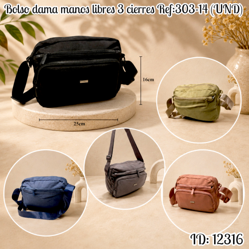 Bolso impraga Ref:303-14 (UND)