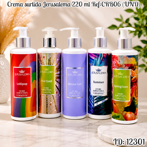 Crema surtida Jerusalema 220 ml Ref:CRB06 (UND)