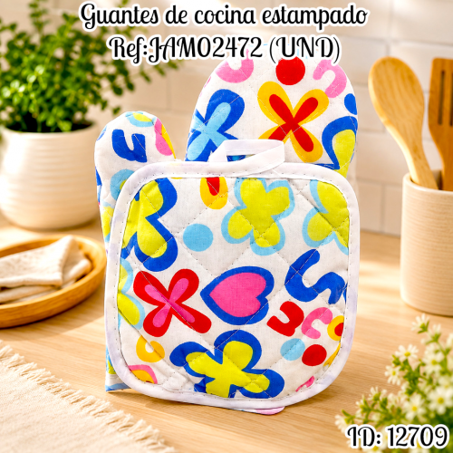 Guantes de cocina estampado Ref:JAM02472 (UND)