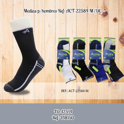 Medias p/hombres Ref: ACT-22584-M (DC)