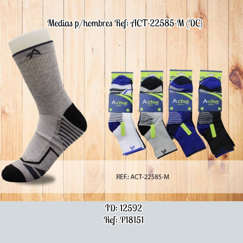 Medias p/hombres Ref: ACT-22585-M (DC)