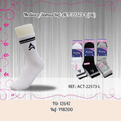 Medias p/damas Ref: ACT-22573-L (DC)