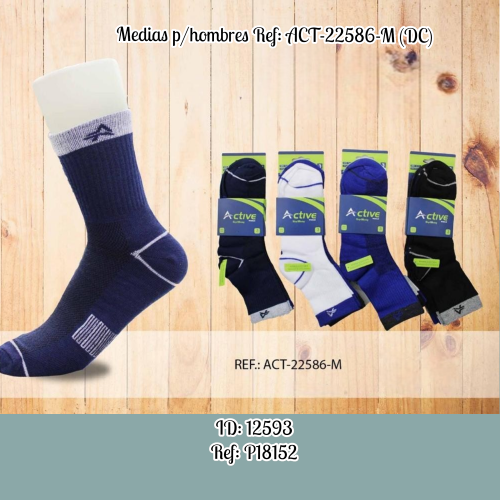 Medias p/hombres Ref: ACT-22586-M (DC)