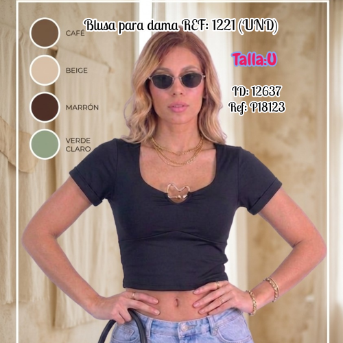 Blusa para dama REF: 1221 (UND)