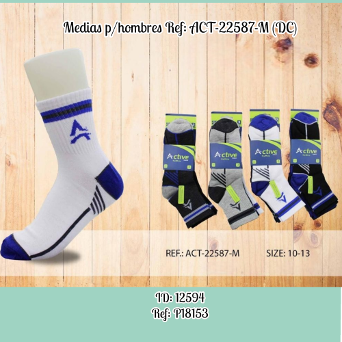 Medias p/hombres Ref: ACT-22587-M (DC)