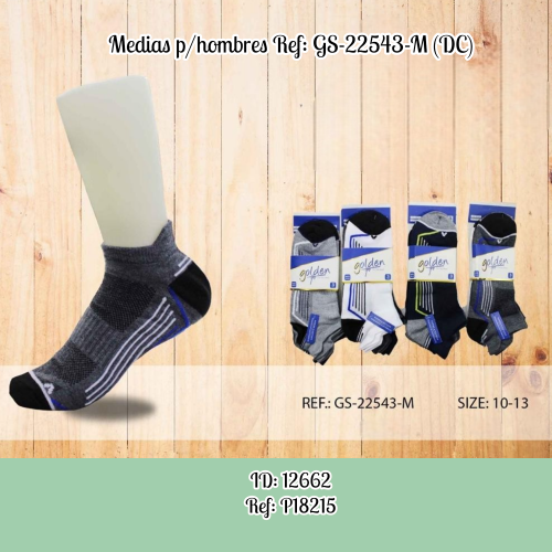 Medias p/hombres Ref: GS-22543-M (DC)