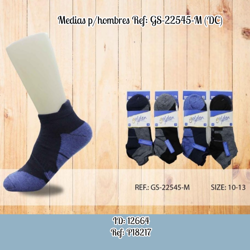 Medias p/hombres Ref: GS-22545-M (DC)
