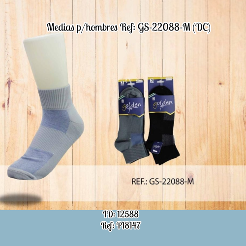 Medias p/hombres estampada Ref: GS-22088-M (DC)
