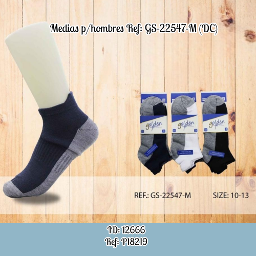 Medias p/hombres Ref: GS-22547-M (DC)