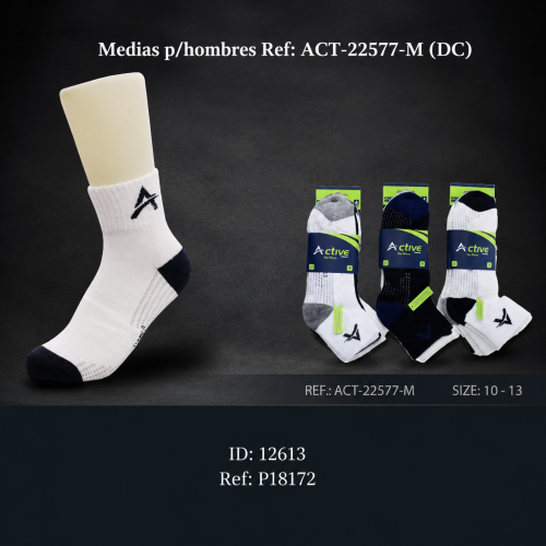 Medias p/hombres Ref: ACT-22577-M (DC)