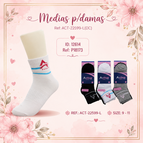 Medias p/damas Ref: ACT-22599-L (DC)