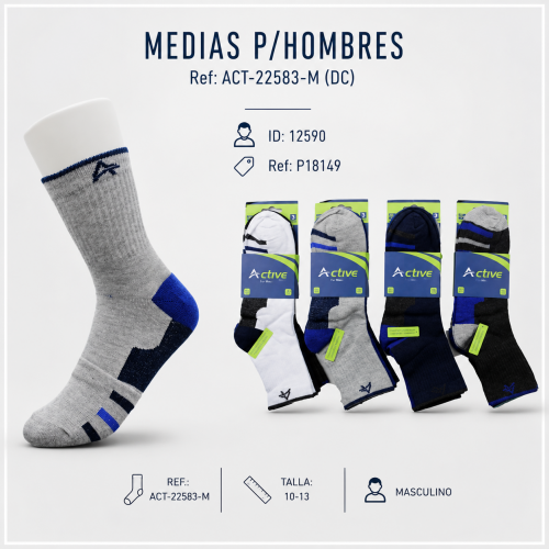 Medias p/hombres Ref: ACT-22583-M (DC)