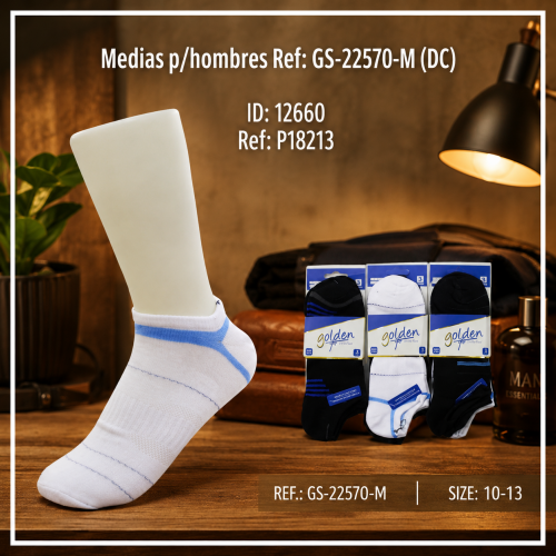 Medias p/hombres Ref: GS-22570-M (DC)