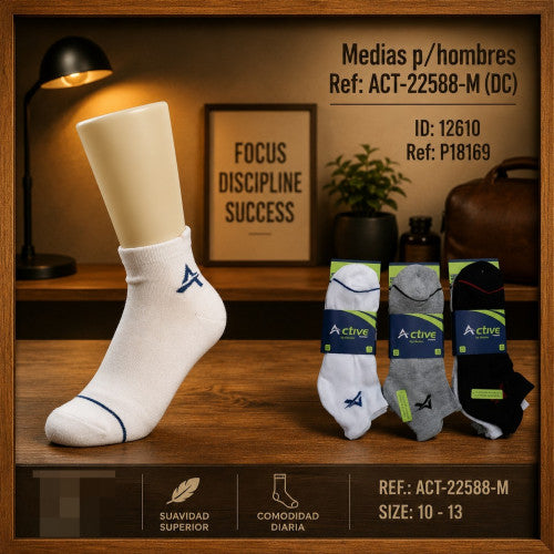 Medias p/hombres Ref: ACT-22588-M (DC)