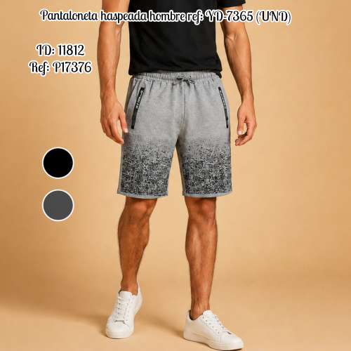 Pantaloneta haspeada hombre ref: YD-7365 (UND)