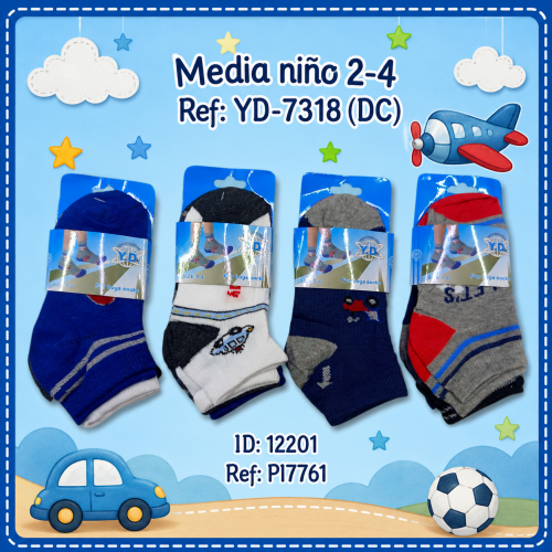 Medias niño 2-4 Ref: YD-7318 (DC)