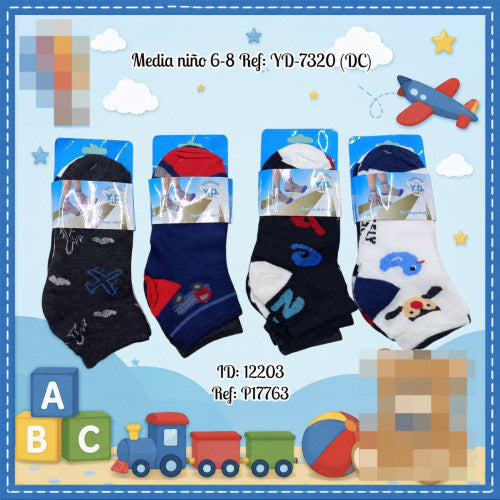 Medias niño 6-8 Ref: YD-7320 (DC)
