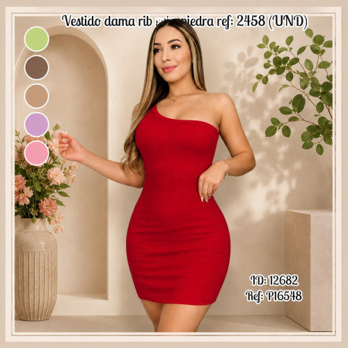Vestido dama rib picapiedra ref: 2458 (UND)