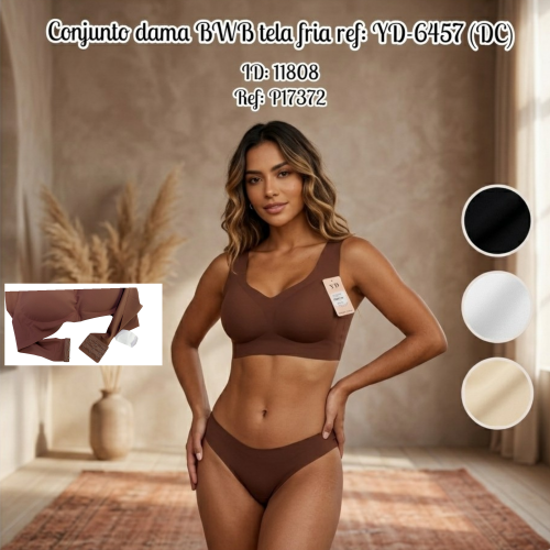 Conjunto dama BWB tela fria ref: YD-6457 (DC)