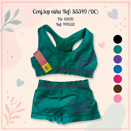 Conj.top niña Ref: S5349 (DC)