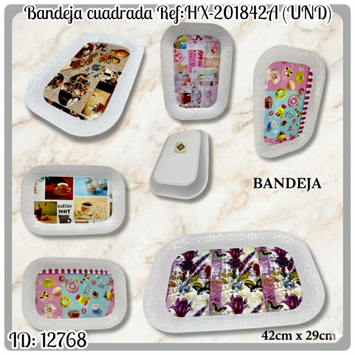 Bandeja cuadrada Ref:HX-201842A (UND)
