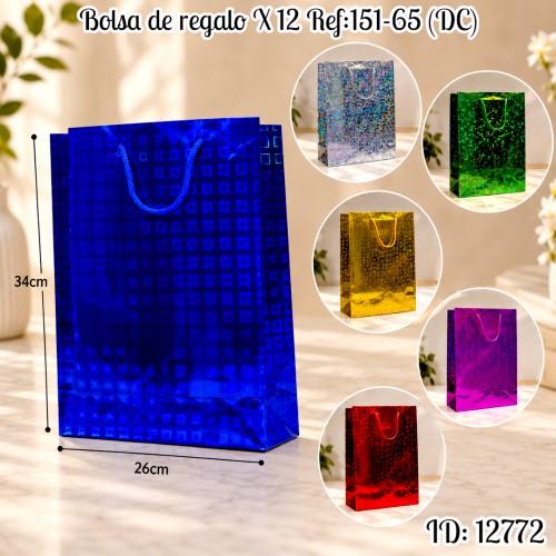 Bolsa de regalo X 12 Ref:151-65 (DC)