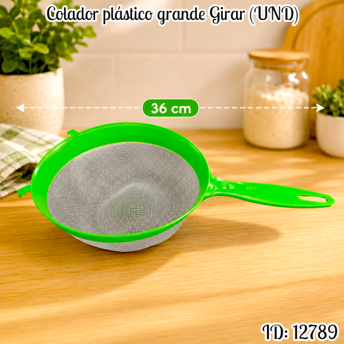 Colador plástico grande Girar (UND)