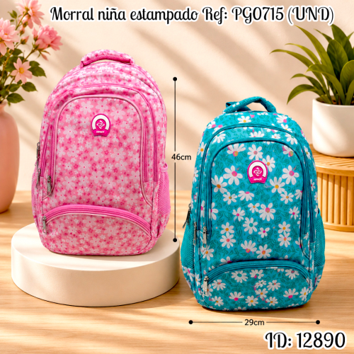Morral niña estampado Ref: PG0715 (UND)