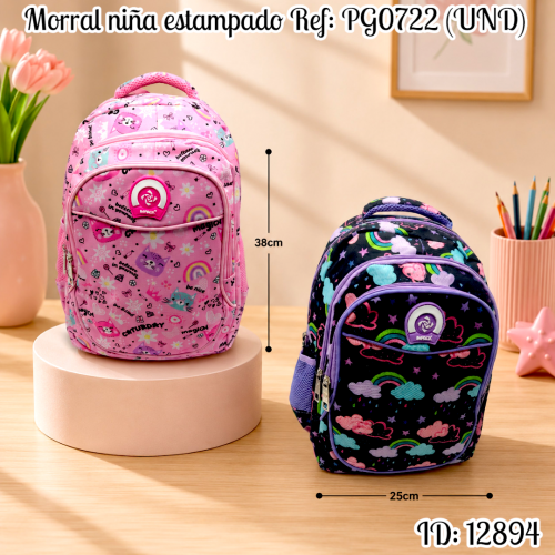 Morral niña estampado Ref: PG0722 (UND)