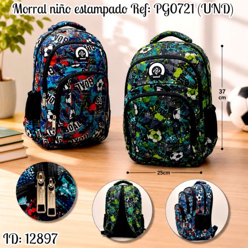 Morral niño estampado Ref: PG0721 (UND)
