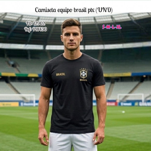 Camiseta equipo brasil ptx (UND)