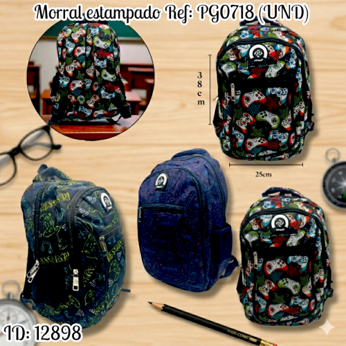 Morral estampado Ref: PG0718 (UND)