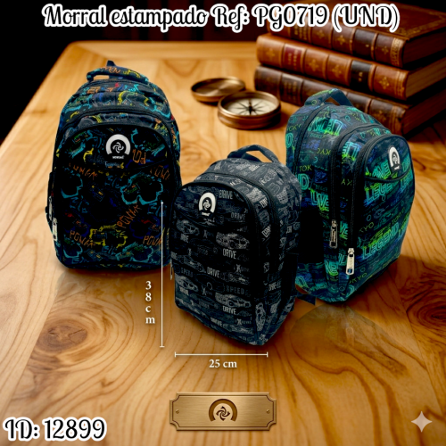Morral estampado Ref: PG0719 (UND)