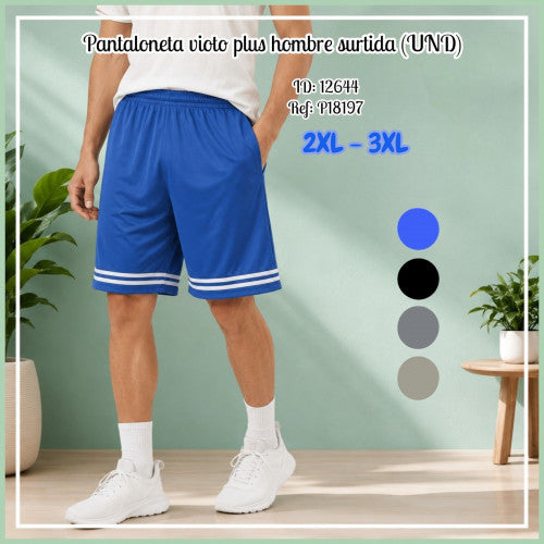 Pantaloneta vioto plus hombre surtida (UND)