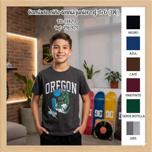 Camiseta niño tennis junior ref: 176 (UND)