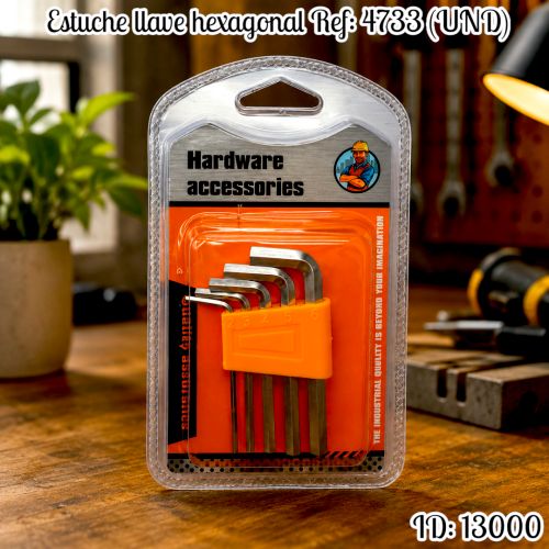Estuche llave hexagonal Ref: 4733 (UND)