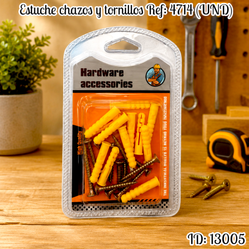 Estuche chazos y tornillos Ref: 4714 (UND)