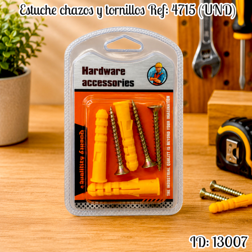 Estuche chazos y tornillos Ref: 4715 (UND)
