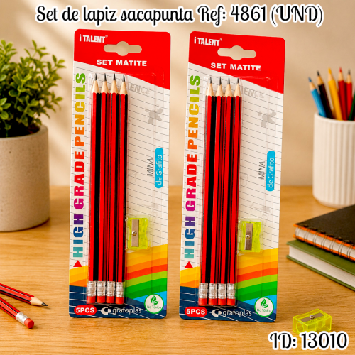 Set de lapiz sacapunta Ref: 4861 (UND)