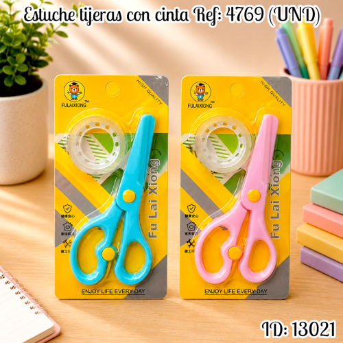 Estuche tijeras con cinta Ref: 4769 (UND)