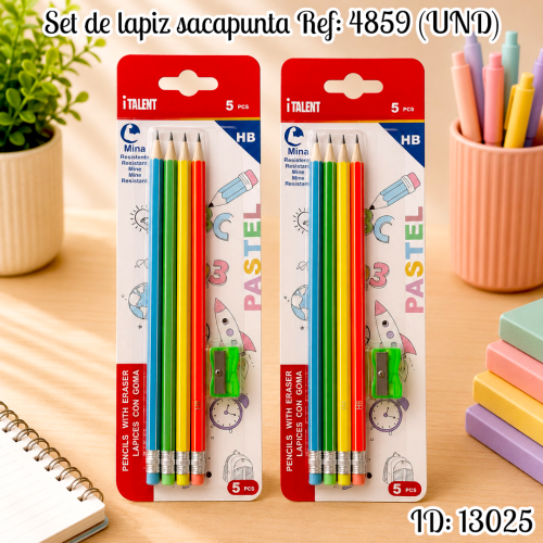 Set de lapiz sacapunta Ref: 4859 (UND)