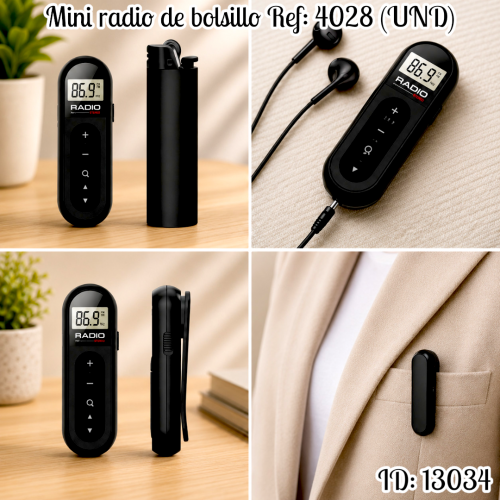 Mini radio de bolsillo Ref: 4028 (UND)