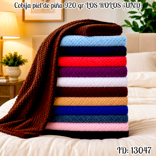 Cobija piel de piña 920 gr LOS ROLOS (UND)