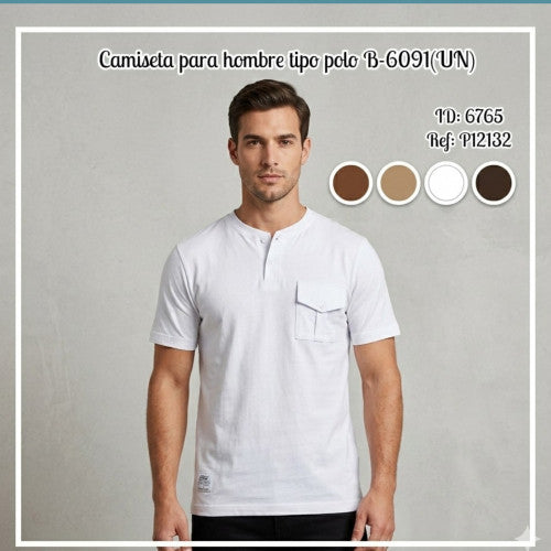 Camiseta para hombre tipo polo B-6091(UN)