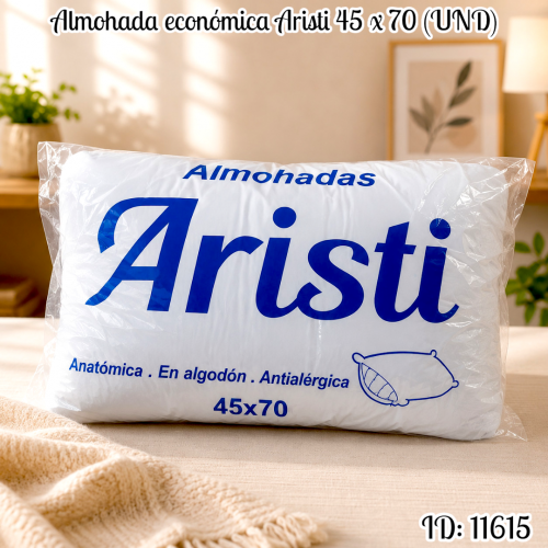Almohada económica Aristi 45 x 70 (UND)